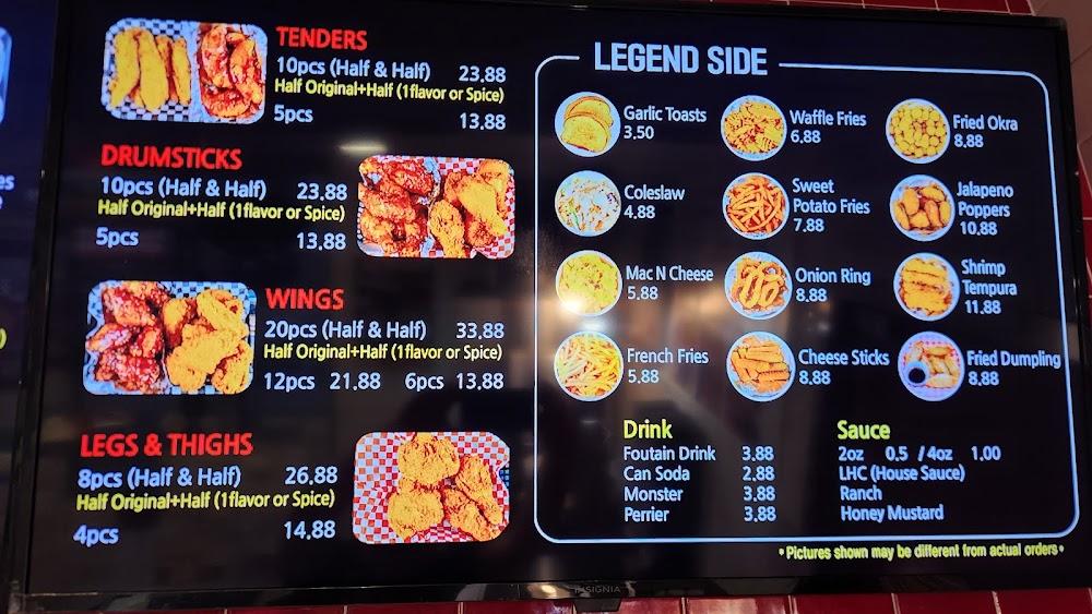 Legend Hot Chicken Stanton Menu image 3